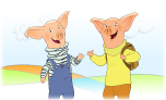 Toot & Puddle es una nueva serie que relata las aventuras de dos divertidos, curiosos e inseparables amigos. Toot es un cerdito aventurero que adora viajar y encontrar nuevos desafíos en su camino; mientras Puddle es un explorador que disfruta mucho más las aventuras cerca de su propia casa.
 A través de la curiosidad natural de los niños sobre el mundo que los rodea, el programa busca incentivar el espíritu de exploración y aventura de los más pequeños.