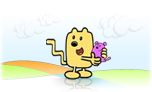 Ya sea montando su patineta, preparando un pastel de chocolate con bayas o jugando un particular juego, Wubbzy tan sólo quiere divertirse. Pero en algunas ocasiones eso también resulta difícil, como cuando Wubbzy pierde un zapato, su pelota de patear desaparece o es perseguido por un gigante Tontasaurus.  
 
 Afortudamente, Wubbzy puede contar con sus dos mejores amigos, Widget y Walden, para ayudarlo en cualquier situación divertida. Walden es un científico que constantemente intenta idear una solución y a Widget le encanta construir. Ella siempre sale con alguna invención ingeniosa como una taza bazoca de súper succión o un radar sonar totalmente integrado en un único detector de personas. Sin embargo, su ayuda puede empeorar las cosas mucho más. 
 
 Cada episodio conduce a estos amigos a una excéntrica, maravillosa, divertida y confusa aventura. Al final, todos encuentran una solución y entonan una canción acerca de lo que han aprendido a lo largo del camino. 